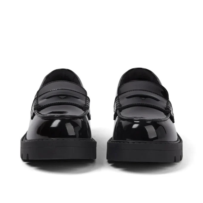 Yetişkin Kadın Kori Loafer Sedefli Deri Siyah