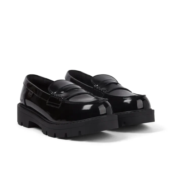 Yetişkin Kadın Kori Loafer Sedefli Deri Siyah