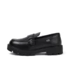 Yetişkin Kadın Kori Monk Strap Deri Siyah