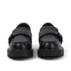 Yetişkin Kadın Kori Monk Strap Deri Siyah