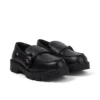Yetişkin Kadın Kori Monk Strap Deri Siyah