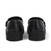 Yetişkin Kadın Kori Monk Strap Deri Siyah