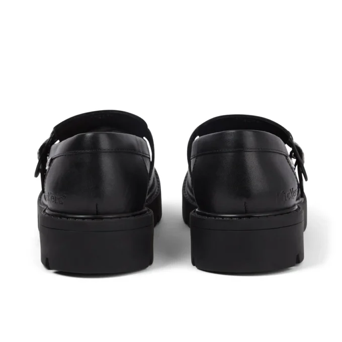 Yetişkin Kadın Kori Monk Strap Deri Siyah