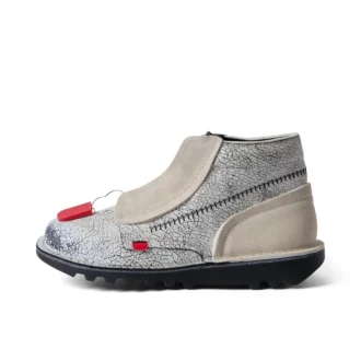 Yetişkin Unisex ACW* Kick Hi Deri Botlar Beyaz