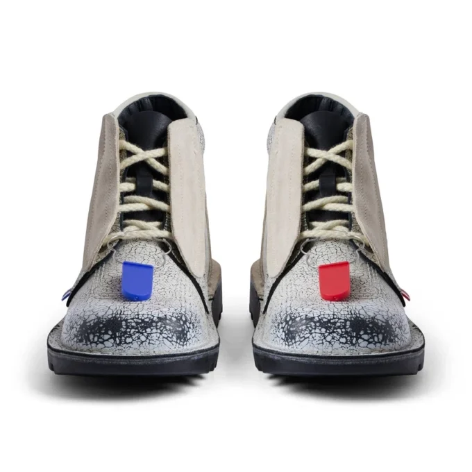 Yetişkin Unisex ACW* Kick Hi Deri Botlar Beyaz