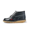 Yetişkin Unisex Deri Kick Hi Core Navy