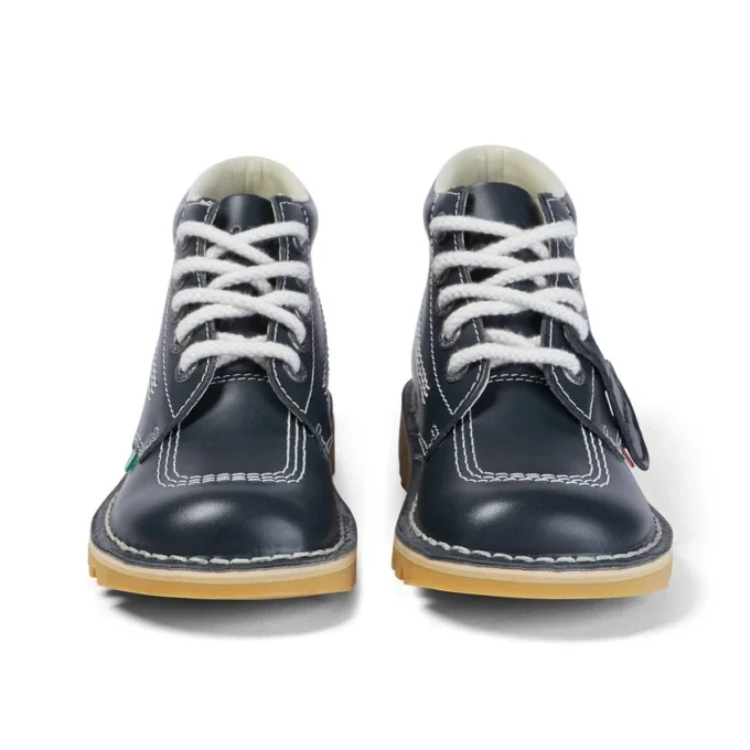 Yetişkin Unisex Deri Kick Hi Core Navy