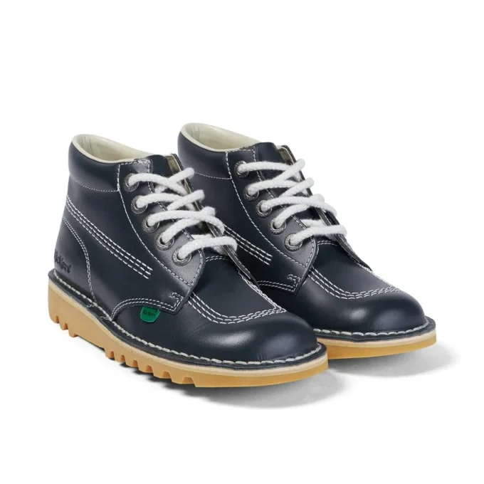 Yetişkin Unisex Deri Kick Hi Core Navy