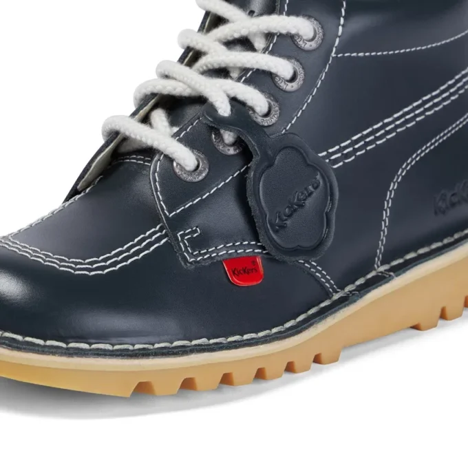 Yetişkin Unisex Deri Kick Hi Core Navy