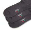 Yetişkin Unisex Günlük Crew 3’lü Çorap Seti Gri