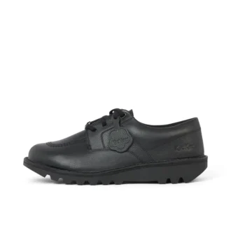 Yetişkin Unisex Kick Ayakkabı Tumble Deri Siyah
