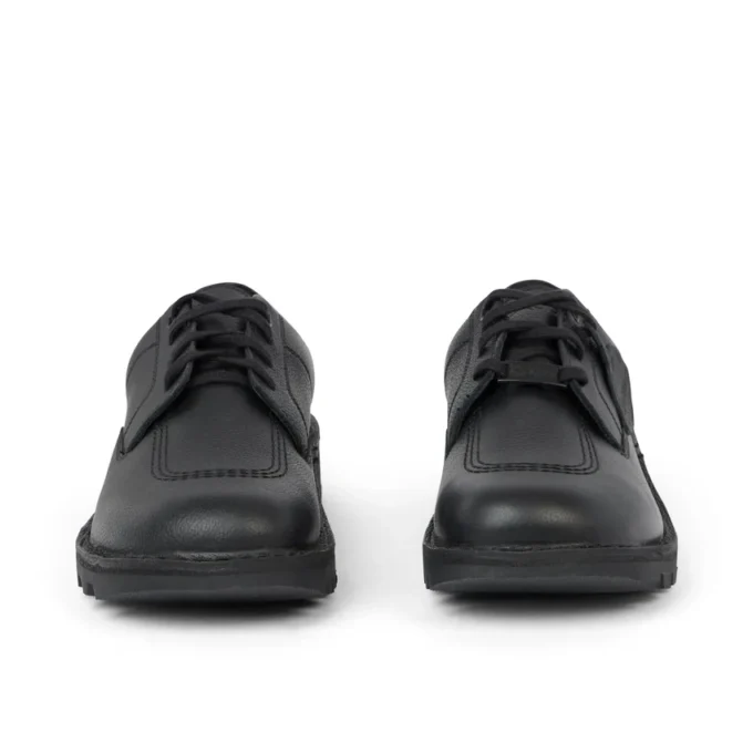 Yetişkin Unisex Kick Ayakkabı Tumble Deri Siyah