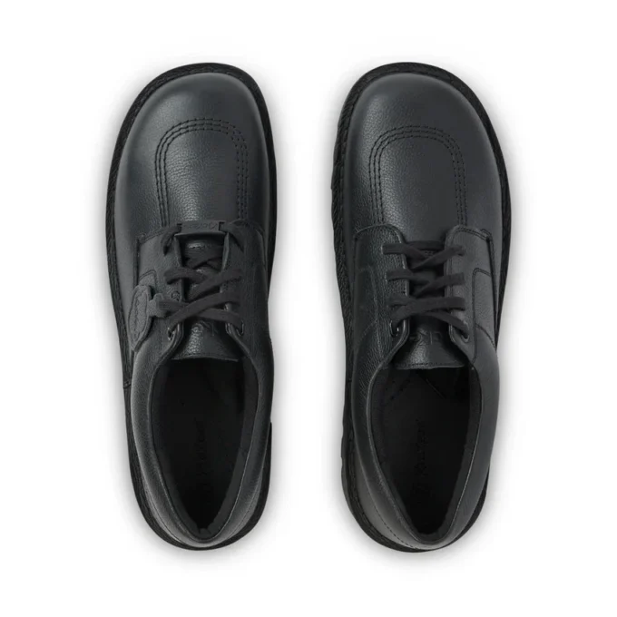 Yetişkin Unisex Kick Ayakkabı Tumble Deri Siyah
