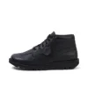 Yetişkin Unisex Kick Boot Tumble Deri Siyah