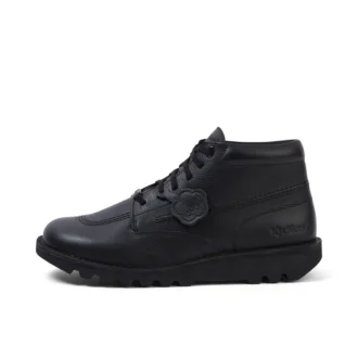 Yetişkin Unisex Kick Boot Tumble Deri Siyah
