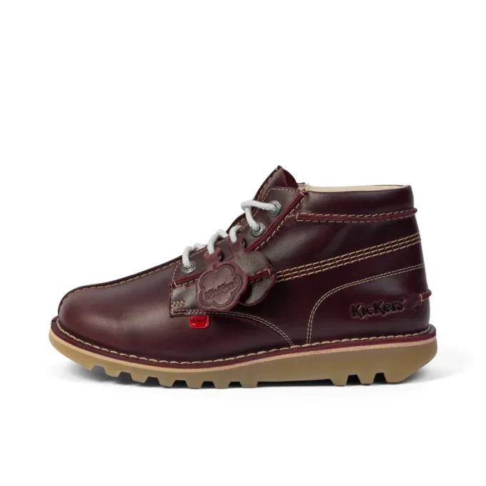 Yetişkin Unisex Kick Hi Central Koyu Kırmızı