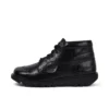 Yetişkin Unisex Kick Hi Croc Deri Botlar Siyah