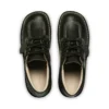 Yetişkin Unisex Kick Hi Damarlı Deri Mains Koyu Yeşil
