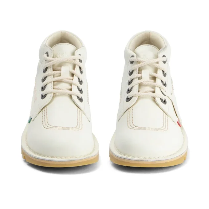 Yetişkin Unisex Kick Hi Deri Alternatif Beyaz