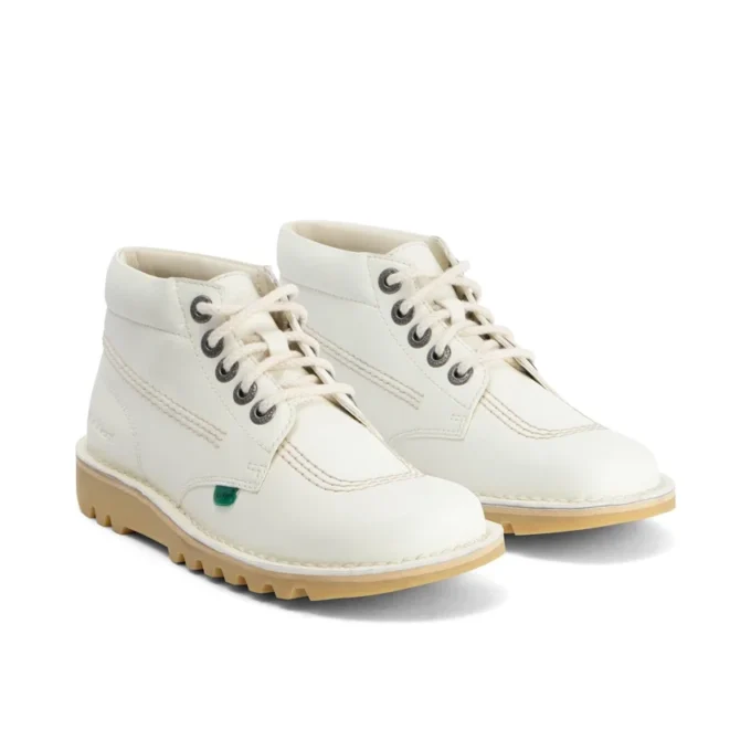 Yetişkin Unisex Kick Hi Deri Alternatif Beyaz