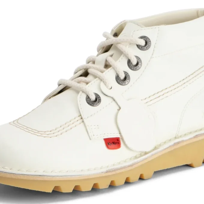 Yetişkin Unisex Kick Hi Deri Alternatif Beyaz