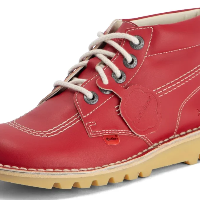 Yetişkin Unisex Kick Hi Deri Alternatif Kırmızı
