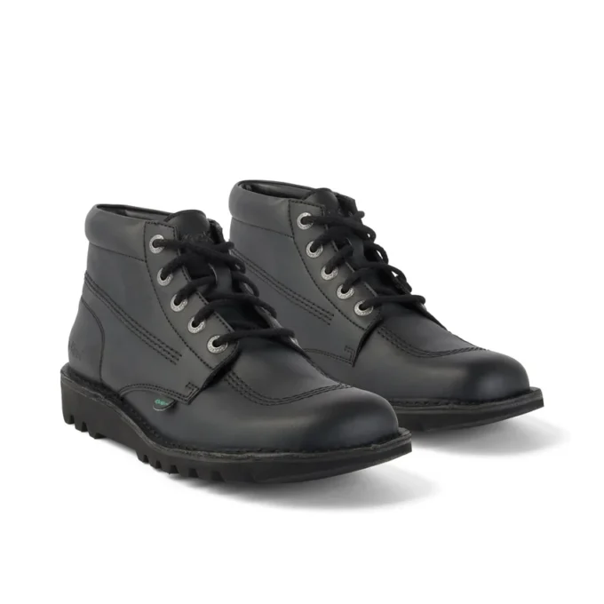 Yetişkin Unisex Kick Hi Deri Alternatif Siyah