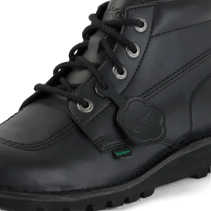 Yetişkin Unisex Kick Hi Deri Alternatif Siyah