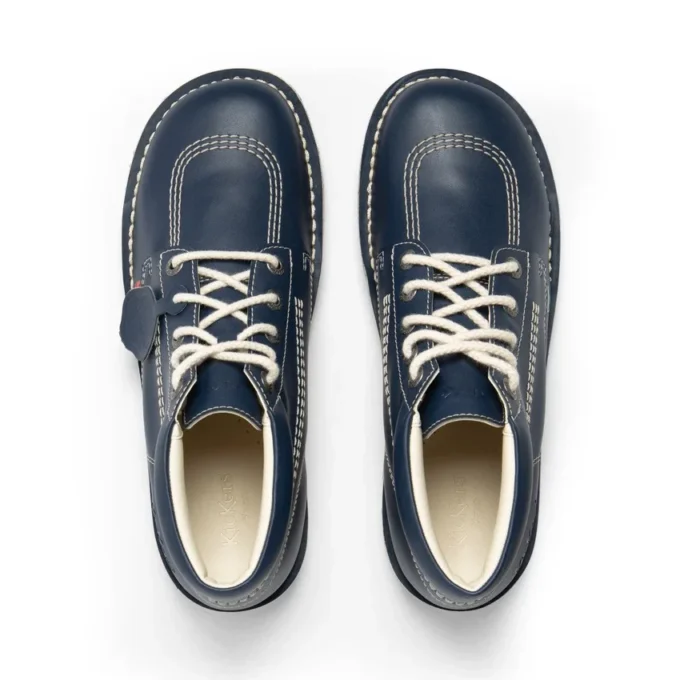 Yetişkin Unisex Kick Hi Deri Alternatifi Lacivert