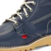 Yetişkin Unisex Kick Hi Deri Alternatifi Lacivert