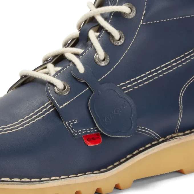 Yetişkin Unisex Kick Hi Deri Alternatifi Lacivert