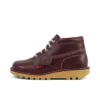 Yetişkin Unisex Kick Hi Deri Koyu Kırmızı