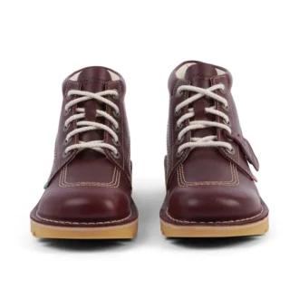 Yetişkin Unisex Kick Hi Deri Koyu Kırmızı