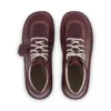 Yetişkin Unisex Kick Hi Deri Koyu Kırmızı