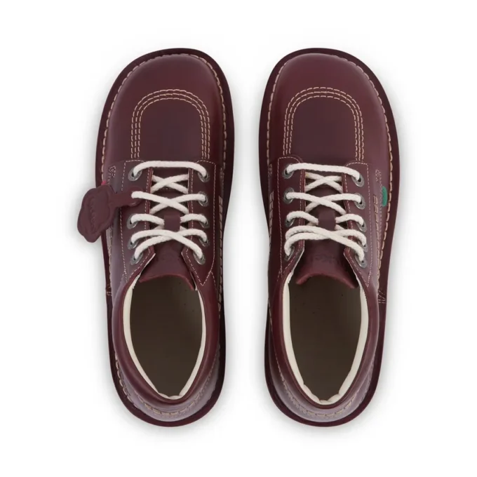 Yetişkin Unisex Kick Hi Deri Koyu Kırmızı