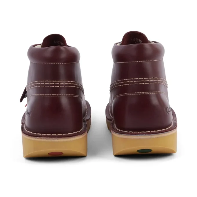 Yetişkin Unisex Kick Hi Deri Koyu Kırmızı