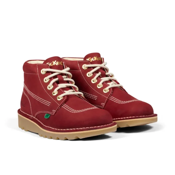 Yetişkin Unisex Kick Hi Goldie Botlar Kırmızı