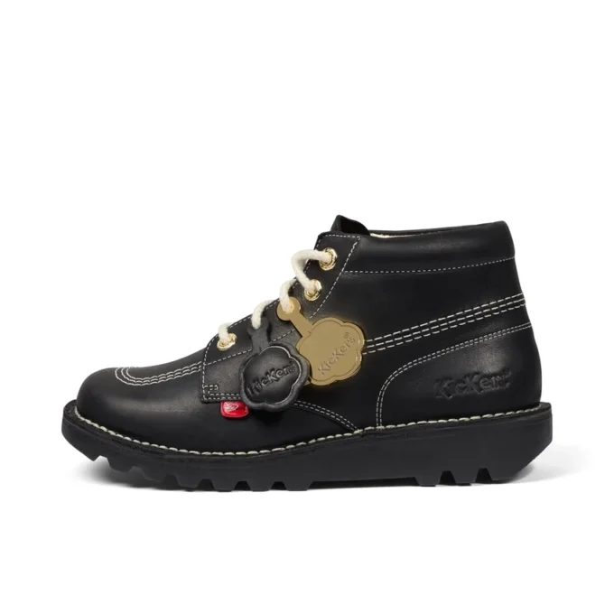Yetişkin Unisex Kick Hi Goldie Botlar Siyah
