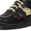 Yetişkin Unisex Kick Hi Goldie Botlar Siyah