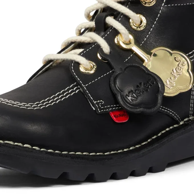 Yetişkin Unisex Kick Hi Goldie Botlar Siyah