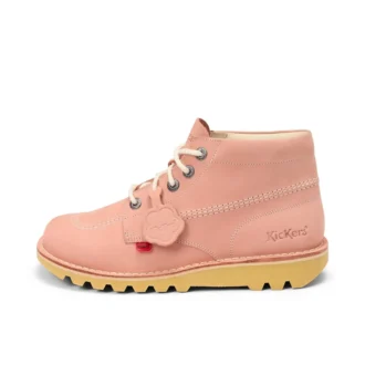 Yetişkin Unisex Kick Hi Nubuk Açık Pembe