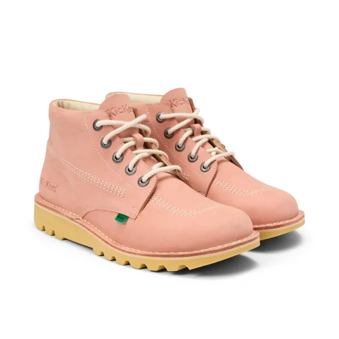 Yetişkin Unisex Kick Hi Nubuk Açık Pembe