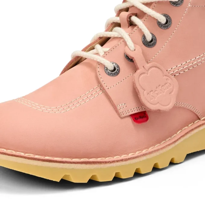 Yetişkin Unisex Kick Hi Nubuk Açık Pembe