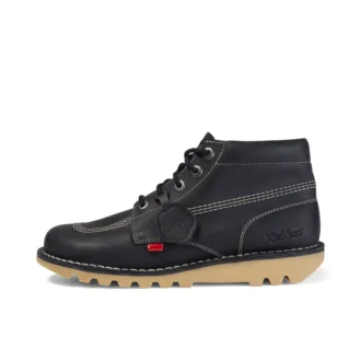 Yetişkin Unisex Kick Hi Siyah/Beyaz