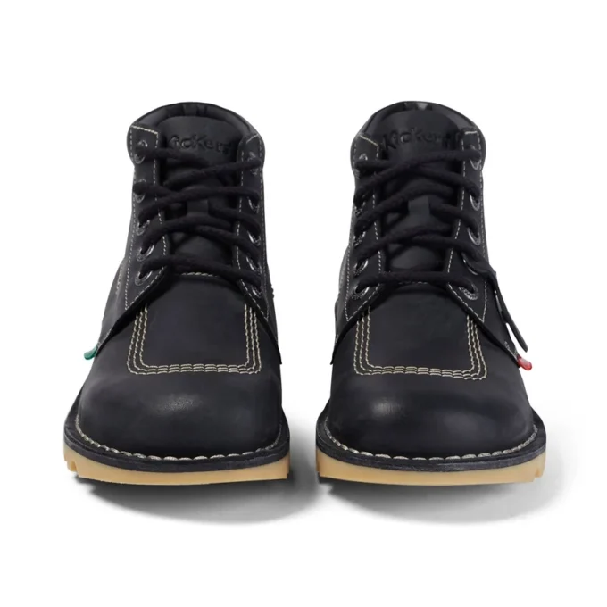 Yetişkin Unisex Kick Hi Siyah/Beyaz