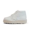 Yetişkin Unisex Kick Hi Stack Deri Alternatif Beyaz