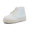 Yetişkin Unisex Kick Hi Stack Deri Alternatif Beyaz