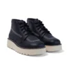 Yetişkin Unisex Kick Hi Stack Deri Alternatif Siyah