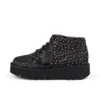 Yetişkin Unisex Kick Hi Stack Spot Deri Siyah