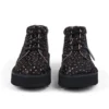 Yetişkin Unisex Kick Hi Stack Spot Deri Siyah
